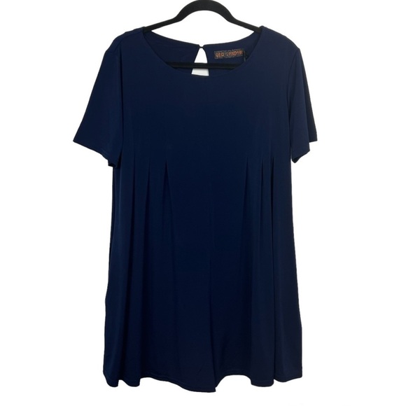 QED London Navy Blue Oversized Romper NWT Medium - Picture 1 of 12